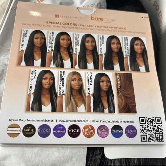 Bare Luxe Y-Part Edesa Wig - Black - Picture 4 of 8